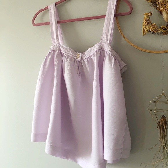(L) Lilac Aritzia Wilfred Orchid Summer Tank Top - Picture 5 of 6